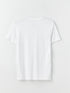 LC Waikiki V Neck Short Sleeve Combed Cotton Men's T-shirt